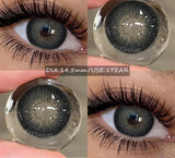Natural Colored Contact Lens Brown Eyes Makeup Lenses Blue Color Lens Green Eyes Contacts Gray Beautiful Pupil Yearly
