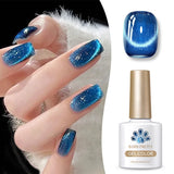 10ml Green Wormhole Cat Magnetic Gel Nail Polish 9D Glitter Soak Off UV LED Nail Art Varnish Manicure DIY At Home