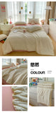 Printed Floral Summer Quilt Four Piece Set Soft Bedroom Decor Bedding Set Summer Quilt Bed Sheet With Pillowcases Home Textiles