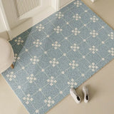 Modern Combination Of Small Squares Wire Loop Door Mat Waterproof Carpet Anti Slip Resistant To Dirt Bathroom Kitchen Carpet
