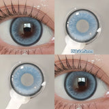 2pcs/pair New Cosplay Contact Lenses for Eyes Makeup Pupils Cosmetics Blue Eye Color Lenses for Myopia Lens 14.2/14.5mm