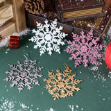 3/6/12Pcs Christmas Decoration Snowflake Hanging Christmas Tree Pendant for Home Decor Party Supplies Navidad New Year Ornament