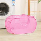 Foldable Laundry Basket Mesh Cloth Breathable Laundrys Hamper Large Capacity Storage Baskets Home Accessories