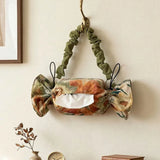 Wall-Mounted Tissue Box Living Room Restaurant Table Tissue Box Car Modern Simple Tissue Storage Bag Creativity Home Decoration