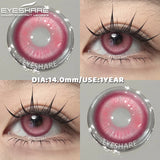 1Pair Hallowee Contact Lenses for Eyes Cosplay Lenses Anime Lenses Anime Accessories Lenses Purple Lenses Pink Eye Lens