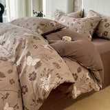New Style Natural Linen Crinkled Yarn Duvet Cover Skin-friendly, Breathable Pillowcase and Quilt Cover