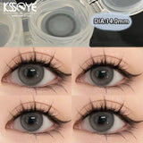 1 Pair New Color Contact Lenses Black Contacts Lens Beauty Pupil Makeup Yearly Fast Shipping