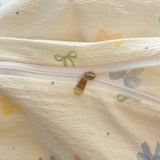 New Student Season Item Quilt Cover  A Fresh and Oxygen-rich Double-layer Gauze Printed Duvet Cover Skin-friendly Bedding
