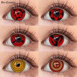 1 Pair Sharingan Contact Lenses for Eyes Cosplay Lenses Anime Lense Uchiha Sasuke Kakashi Lenses Anime Accessories