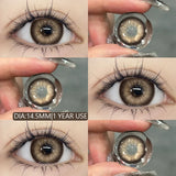1 Pair Colored Contact Lenses for Eyes Doll Eye Cosmetics Blue Contact Lenses Fashion Lens Eye Makeup Yearly Use