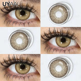 NEW Color Contact Lenses Beauty Brown Pupils Natural Black Contact Lenses Soft Colorful Makeup Eyes Gray Lenses Natural