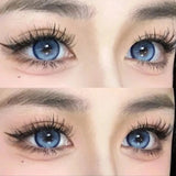 2pcs Natural Colored Contact Lenses For Eyes Blue Contact Lens Gray Eye Lenses Brown Lenses Beautiful Pupil Yearly