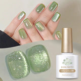 Pink Light Flow Cat Magnetic Gel Nail Polish 10ml Holographics Shining Line Magnetic Long Lasting DIY Salon Varinsh