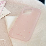 Korean Stars Cute Makeup Mirror Pink House Holder Soft Phone Case For iPhone 16 15 14 13 12 Pro Max Shockproof Bumper Back Cover