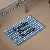 Chic Tufting Letters Dog Bathroom Mat Cartoon Bathmat Rug Carpet Entrance Doormat Floor Anti Slip Foot Pad Aesthetic Home Decor