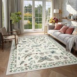Butterfly Flower Living Room Carpet Stylish Non-slip Bedroom Rug Large Area Machine Washable Coffee Tables Floor Mat 러그 Alfombra