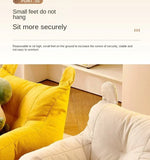 Solid Color Sofa Chair Cartoon Seat Children Sofa Lazy Cat Bean Bag Environ Mentally Friendly Portable Sofa Bedroom Furniture