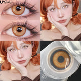 Halloween Cosplay Color Contact Lenses Cosplay Lens Anime Red Lenses Girl Tears Graduated Colored Lenses Makeup Eye Len