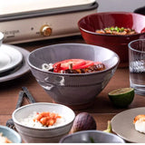 Underglaze Color Household Rice Bowl Ceramic Japanese Tableware Rice Bowl