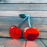Mirrored Cherries Wall Art Mirror Cherries Home Decor Acrylic Cherries Wall Hanging Decor Dorm Room Decor