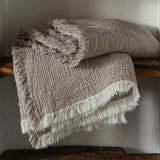 1 Pc New Cotton Linen Tassel Blanket Solid Color Sofa Nap Cover Blanket Sofa Breathe Freely Throw Homestay Decoration Bed Throw