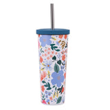 830ML Large Hole Thermos Cup With Straw And Pattern,Mug,Double Layer Stainless Steel Vacuum Flasks,Portable Insulated Water Cup