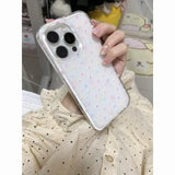 Full Screen Colorful Stars Phone Case For IPhone 15 14 13 16 12 Pro Max Shockproof Bumper Back Cover Funda