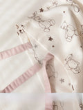 Adorable Pure Cotton Four-Piece Bedding Set Sweetheart Bear Tee-Piece Dormi Bedding Set Comfortable Warm Korean Sle