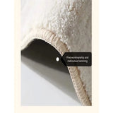 Ins style black letter bedroom bedside blanket, living room carpet, coffee table mat,anti slip,absorbent,dirt resistant foot pad