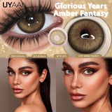 Vivid Colored Contact Lenses Natural Brown Lenses Makeup Color Pupils Cosmetics Green Contact Lenses Blue&Grey Pupils Year