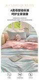 Korean StyleFloral Printed Summer Quilt Soft Skin-friendly Comforter Adults Single Double Washable Summer Lightweight Quilt 1PC