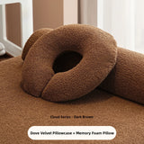 Professional Salon Use round Face Pillow Massage Bed Hole Pad Removable Cover Neck Shoulder Back Massager U-Shaped Pillow