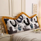 Soft Skin-friendly Cute Crown Shaped Cushion Various Patterns Bedding Waist Protection Pillow Fluffy Comfortable Tatami Bolster