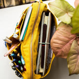 Large Capacity Canvas Storage Bag Simple Design For High School Students Multi-Layer Pencil Case And Bag For Boys And Girls