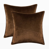 Set of 2 Velvet Throw Pillow Case Cushion Cover 30x50cm 45x45cm 50x50cm 60x60cm Home Decor Cojines Black Green Grey