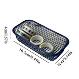 Desktop Storage Basket INS Metal Sundries Organizer Basket Photocard Case Office Stationery Home Supplies Make Up Sorting Holder