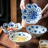 Delicate Snacks Creative Tableware Special Dessert Bowl Ceramic Dim Sum Bowl Japanese Shaped Bowl