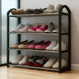 Simple Dustproof Door Shoe Rack Space Saving Small Storage Cabinet Home Dormitory Female Multipurpose Shoe Organizer Shelf