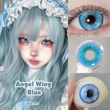Unique 1Pair Patterns Contact Lenses for Eyes Color Beauty Pupils Cosplay Colored Eye Lenses Blue Lens Brown Lens Myopia