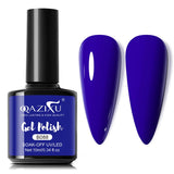 10ml Klein Blue Nail Polish Gel Soak Off UV LED Manicure Semi-Permanent Nail Art Varnish For Salon & Home Pure Gel Polish