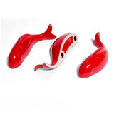 Ceramic Swimming Fish Hanging Wall Decoration Carp Background Living Room Decor Aesthetic Room Decoration Accessories