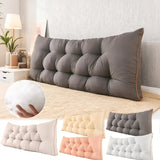 Large Bed Cushion Double-Layer Backrest & Lumbar,Contemporary Triangular Wedge Cushion for Headboard and Sofa Backrest Support