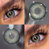 Crush Brown Color Contact Lenses 14.5mm Small Pupil Yearly Use Korea Design for Daily Makeup