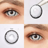17MM Color Halloween Contact Lenses For Eye Green Cat‘s Eye Red Blue Lenses Cosplay Contact Lenses Eyes Beauty Makeup