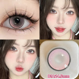 2pcs Myopia Color Contact Lenses for Eyes with Prescription Beauty Pupils Makeup Eye Color Lenses Fashion Blue Lenses