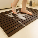 Hollow Grille Bathroom Anti Slip Foot Mat Hotel Bathroom Universal Isolation Water Pad Soft Cushioning To Prevent Collision Mats