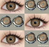 1Pair Colored Contact Lenses for Eyes Blue Eye Lenses Green Fashion Lenses High Quality Brown Natural Gray Eye Contacts