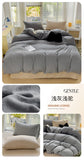 Solid Color Bedding Set Kids Twin Full Queen Size Washed Cotton Single Couple Duvet Cover Set Quilt Cover Pillowcases Bed Linen