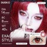 Red Cos Contact Lenses 14.5mm