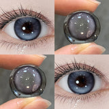 New Colored Yearly Contact Lenses for Eyes 1 Pair Natural Look Brown Lenses Y2K Korean Lenses Beauty Fashion Lenses